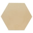 thumbnail image 1 of Unfinished Wooden Hexagon Blanks 10-inch, Pack of 50 Hexagon Cutouts for Craft Wood Shapes and Honeycomb Decoration, by Woodpeckers, 1 of 7