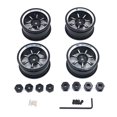 thumbnail image 2 of Remote Control Model Car Metal Wheel Hub Simulated Automobile Repairing Spare Replace Wheels Rim Assembly Replacement for WLtoys A949 A959 A969 A979, 2 of 7
