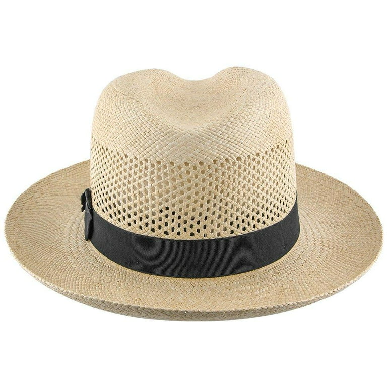 Aviator Stetson 150th Anniversary Benchmark Panama Straw Fedora Hat TSAVTR Walmart
