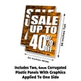 thumbnail image 2 of Sale Up To 40 Percent Off (24" X 36") 4mm Corrugated Plastic Panel, Graphics Applied To 1 Side (Pk of 2), 2 of 4