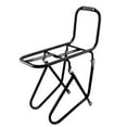 thumbnail image 1 of Soporte delantero de la bicicleta soporte delantero de acero soporte delantero de la bicicleta soporte de equipaje 25x15x15cm soporte negro, 1 of 10