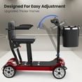 thumbnail image 3 of STACOO 4-Wheel Electric Mobility Scooter for Adults, Foldable Lightweight Design, Dual Batteries, 15.5 Miles Range, Supports 400 lbs, 3 of 10