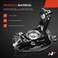 thumbnail image 4 of A-Premium Front Right Steering Knuckle & Wheel Bearing Hub Assembly Compatible with Honda Accord 2013 2014 2015 2016 2017, 3.5L, Passenger Side, 4 of 6