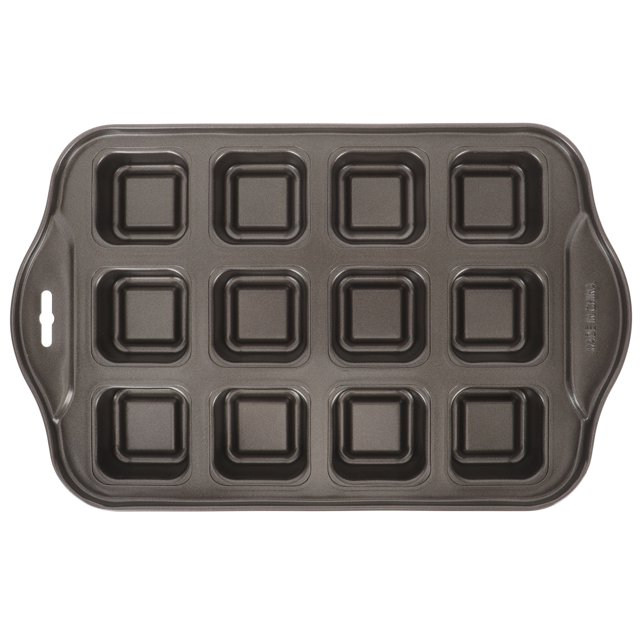 Molde para hornear muffins Molde para pasteles pequeños Molde para pasteles de rejilla múltiple Molde para hornear muffins de met HOMEMAXS 16181303-MX