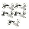 Small Bulldog Clips, Silver Metal Hinge Clips for Crafts Photos Pictures, Mini Binder Clips Paper File Clamps for Office Home, 1.2 Inch, 10 Pack