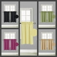 thumbnail image 2 of 1 PAIR Kitchen Rod Pocket Silk Window Tier Curtain Lined Blackout 30"X 36" RS5, 2 of 2
