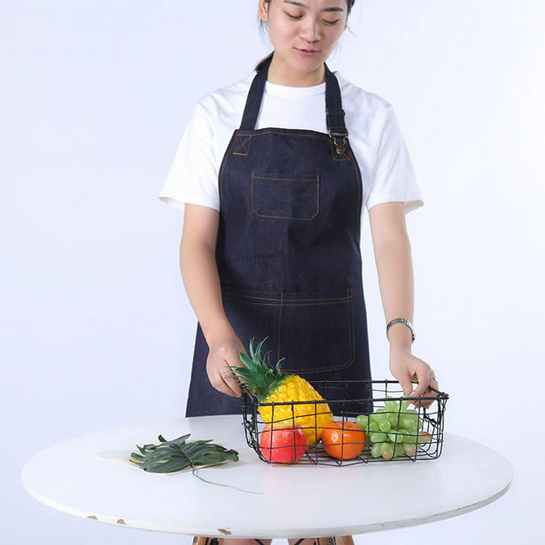Kitchen Apron for Men Women Adjustable Stain Resistant Chef Work