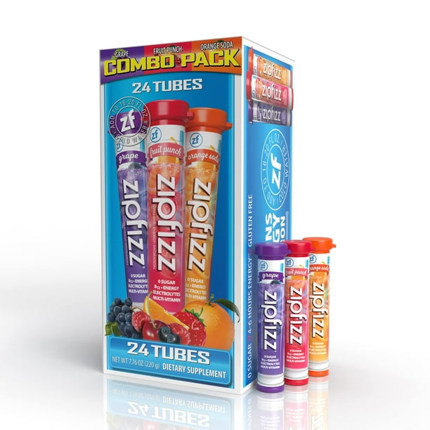 Zipfizz Energy Drink Mix, Electrolyte Hydration Powder with B12 and
