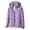 Purple, variant on DDAPJ pyju Women's Lightweight Hooded Softshell Jacket,Plus Size Outdoor Windbreaker Zip Up Waterproof Raincoat Mid Length Floral Print Travel Coats with Pockets Fashion 2024