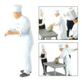 thumbnail image 3 of Figure restaurant Chef Character Scene Train Toy for Chef White 3, 3 of 10