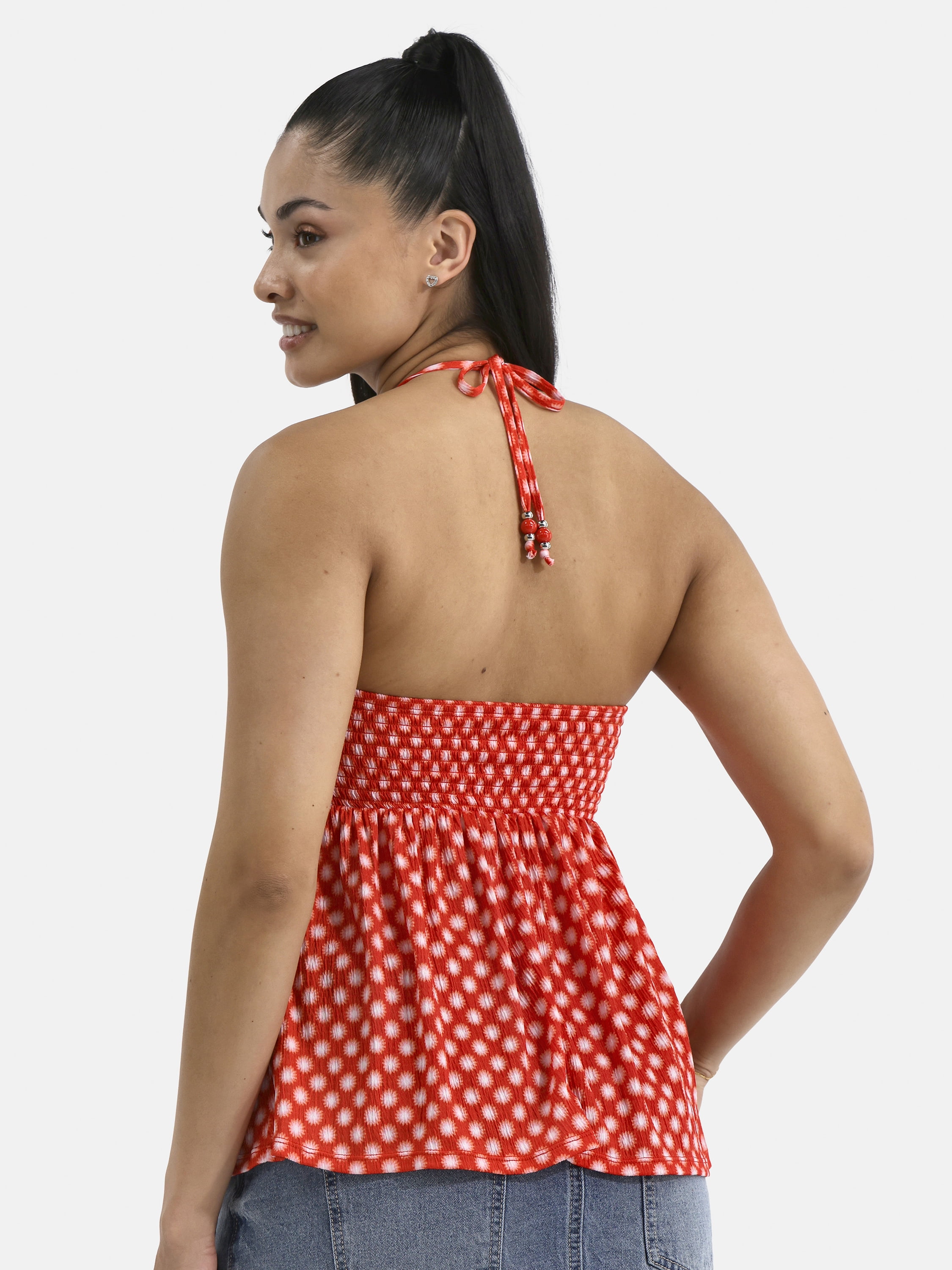 No Boundaries Convertible Halter Top, Women's