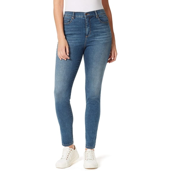 Gloria Vanderbilt Womens Amanda High Rise Skinny Jean 24 Plus Texas Whiskers