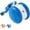 Blue, variant on 2026 New Interactive Dog Toys,Automatic Electric Rolling Pet Toy Ball with Rope,for Indoor Exercise and Small to Medium Dogs & Cat
