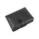 thumbnail image 2 of Portatarjetas de presentación | Estuche de cuero PU de gran capacidad - Múltiples ranuras para tarjetas | Organizador de identificación | Cierre seguro con hebilla | Acabado texturizado | Negro, 2 of 6