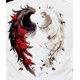 thumbnail image 2 of Women's Polyester Crew Neck T-Shirt, Casual Style, Regular Length, Knit Fabric, with Faith Two Color Wings Print, for All Seasons, Short-sleeved, Round Neck, Women's Clothing, 2 of 7
