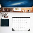 thumbnail image 4 of Nekmit Desk Calendar 2025-2026, Desk Pad Calendar 14" x 11", Black, 4 of 6