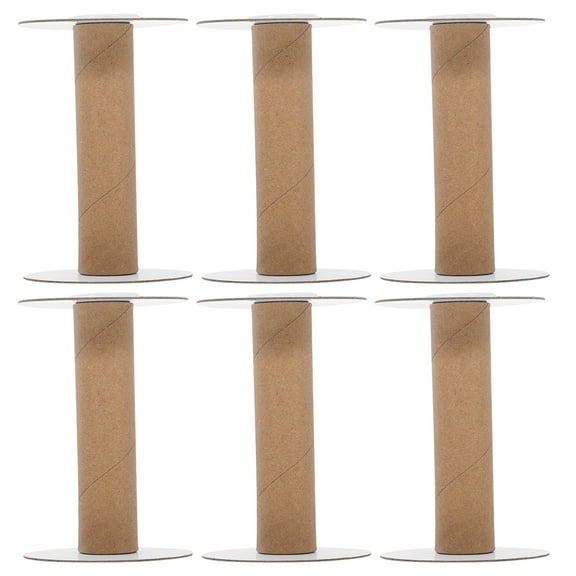 10Pcs Practical Weaving Bobbins for Embroidery Multi Color Wire Winding Spools Yarn Sewing Spools