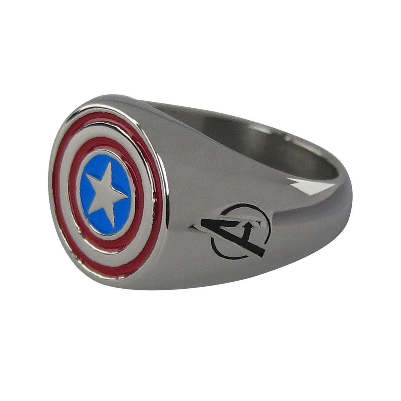 Captain america silicone ring deals