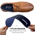thumbnail image 3 of Zapatos casuales para hombre Jousen A81Q06 con espuma viscoelástica, marrón, 3 of 9