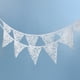 thumbnail image 3 of 3.2m Bunting Streamers Banderas triangulares plegables reutilizables para decoración interior al aire libre, 3 of 5