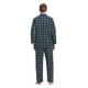 thumbnail image 2 of GLOBAL Conjuntos de Pijamas para Hombre, Ropa de Dormir de Franela 100% Algodón, Ropa de Dormir Superior E Inferior de Manga Larga, Cuadros Verdes M, 2 of 6