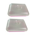 thumbnail image 2 of jinwen 2 Pieces Garden Seed Tray PP Seed Sprouting Kit Sprouting Container Pink, 2 of 9