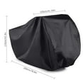 thumbnail image 6 of Maveek Bicycle Cover for 3 Bikes Waterproof Outdoor Storage Winter Cold Weather, Rain Snow Wind Proof Tarp Tent Shed Dust Dirt Resistant All Weather Cycle Protection UV Summer Indoor Garage, 6 of 7