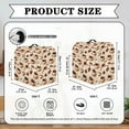 thumbnail image 3 of TSOVTHRID Coffee Cup Bean Chocolate Print Stand Mixer Cover with Top Handle Kitchen Appliance Dust Cover Compatible with 4.5-5 Quart Stand Mixer Fingerprint Resistant Cover for Kitchen Aid Mixer,L, 3 of 7