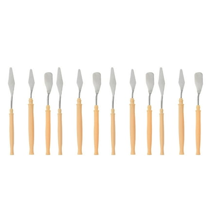 

12 Pcs Painting Utility Knife Art Accessories Oil Spatulas Scraper Mixing Tools