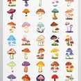thumbnail image 4 of 35pcs-50pcs Cartoon Stickers Nature Kids Stickers Mushroom DIY Stickers for Laptops Suitcases Notebooks, 4 of 9