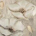 thumbnail image 4 of Floral Elegance Canvas Wall Art Beige, 4 of 5