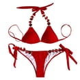 thumbnail image 2 of Las mujeres 2 pieza traje de baño, traje de baño triángulo conjuntos de traje de baño traje trajes , L Sunnimix Traje de bikini de mujer, 2 of 8
