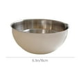 thumbnail image 3 of EGYMEN Stainless Steel Bowl, Multi-Purpose Cooking Bowl, Household Serving Bowl, Versatile Kitchen Basin, 3 of 6