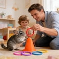 thumbnail image 3 of BotaniNest Rabbit Interactive Educational Interesting Rabbit Rings And Games Suitable For Small Animals Squirrels Birds Cats Hamsters Indoor Or Cages, 3 of 5