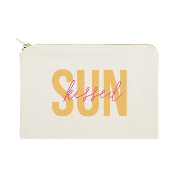 Sunkissed Cotton Canvas Cosmetic Bag