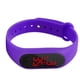 thumbnail image 5 of Kearding Reloj de Digital fino para niños con pantalla LED, de Fitness para estudiantes, suministros deportivos para niños y niñas Relojes inteligentes Violeta 240*15mm, 5 of 5