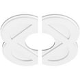 thumbnail image 3 of 36"OD x 7"ID x 14 1/4"C x 1"P Charlotte Architectural Grade PVC Contemporary Ceiling Medallion, Two Piece, 3 of 7