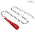 thumbnail image 4 of Dog Chain Leash Metal Chew Proof Pet Leash Dog Training Leash with Padded Handle, 4 of 10