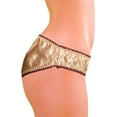 thumbnail image 3 of Merise Womens Sexy Silk Satin Bikini With Different Types Of Color & Lace Combination ! (Wine Lace- Coral- XL-Large), 3 of 6