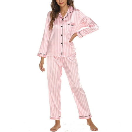 

Women Soft Pajama Set 2 Pc Top And Bottom Classic Comfort Loungewear Great Gift