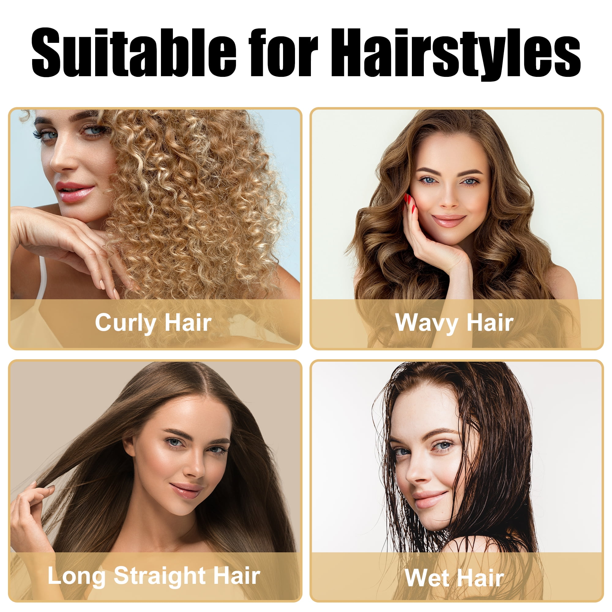Unique Bargains Pin Tail Comb for Curly Hair Wet Long Thick Wavy Hair Steel Handle