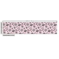 thumbnail image 3 of Ambesonne Floral Fabric by the Yard Upholstery, Lineart Bloom Flowers Scene, 3 Yards, Pale Pink Charcoal Grey, 3 of 5