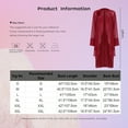 thumbnail image 7 of TSSOE Women Long Sleeve Bolero Shrugs Shawl Jacket Chiffon Cardigans for Evening Dress Wedding Party Burgundy S, 7 of 7