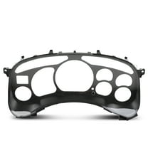PIT66 Instrument Cluster Lens Black Fit for Chevy Tahoe Silverado 1500 GMC Yukon Sierra 1999-2002