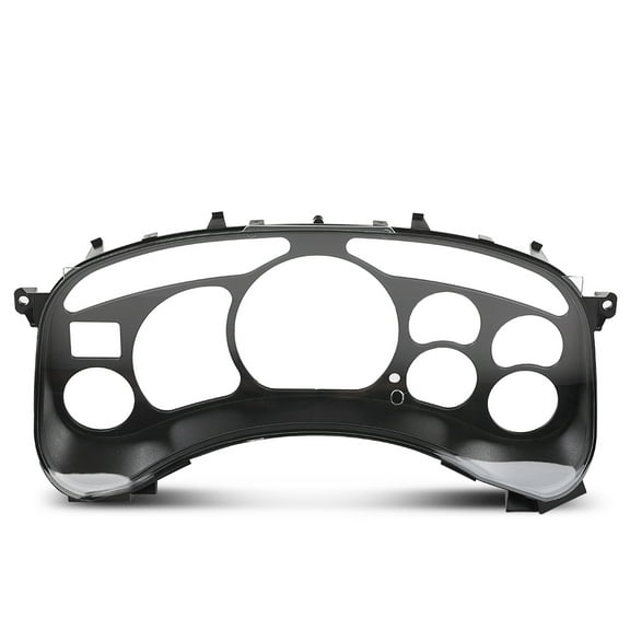 PIT66 Instrument Cluster Lens Black Fit for Chevy Tahoe Silverado 1500 GMC Yukon Sierra 1999-2002