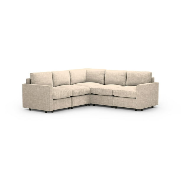 Sala Seccional Modular Esquinera Adapti 5 Plazas | Beige Ostra
