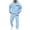 Light Blue*, variant on RUTAYY Men's Outfits Casual Long Sleeve Hoodie and Jogger Pants Streetwear Comfortable 2 Piece City Print Outdoor Activities Elegant Holiday Sets