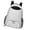 Gray, variant on FVDPWYE Drawstring Basketball Backpack Basketball Carry Bag Organizer Sackpack with Shoe Black