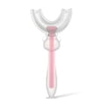 thumbnail image 1 of Toystoory Cepillo de de silicona en forma de U Boca entera Niños de doble cara Diente entero Mordedores de 360 ​​​​grados con suministros Suministros de limpieza para el hogar rosa L Toystoory HA009125-03, 1 of 6