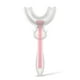 thumbnail image 1 of Cepillo de dientes de silicona en forma de U, boca completa, doble cara, dientes completos para niños, mordedores de 360 ​​grados con suministros de limpieza de dientes, grande, rosa Advancent HA009125-03, 1 of 6
